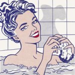 Mujer en el baño
