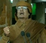 Discurso de Gadafi desafiando a sus opositores