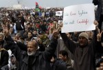 El pueblo libio se manifiesta contra Gadafi